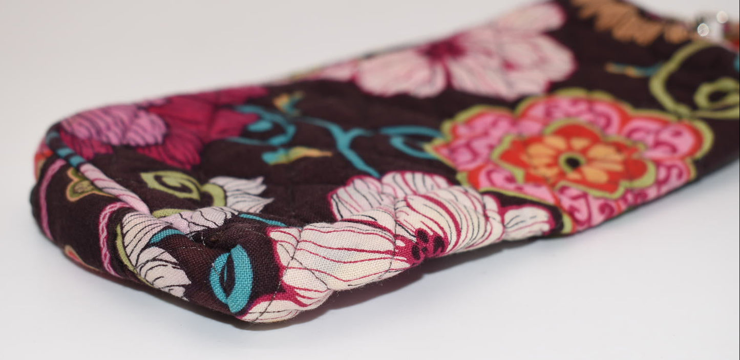 Vera Bradley Zip Top Wristlet in "Mod Floral-Pink" Pattern