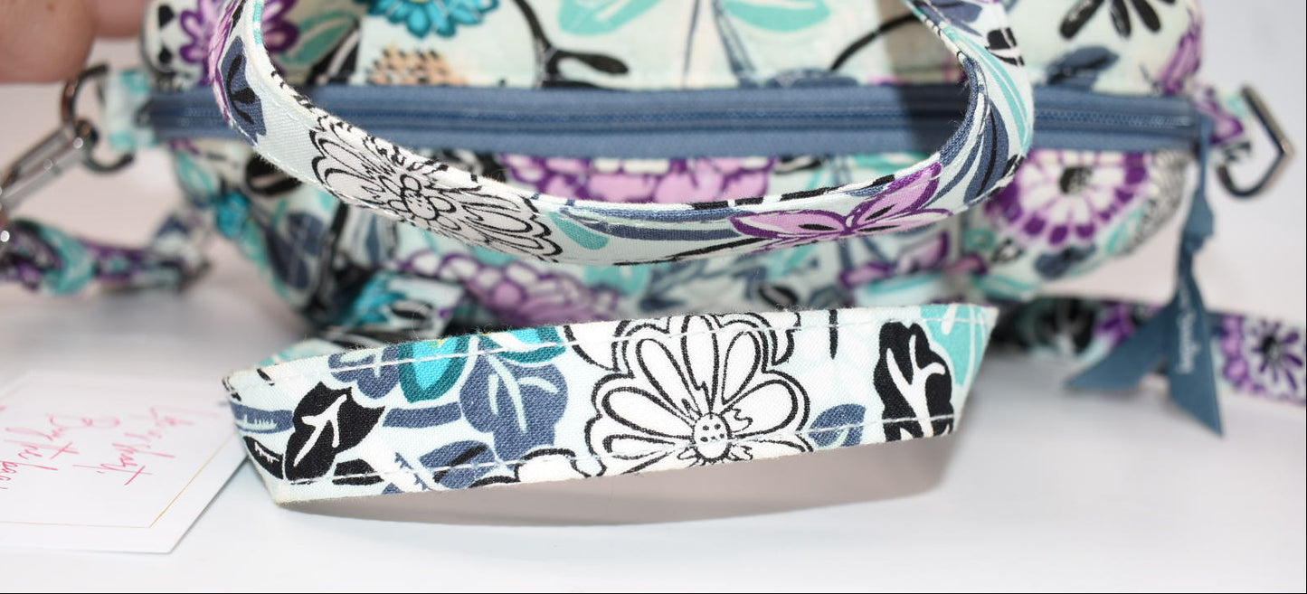 Vera Bradley Mini Satchel Bag in "Penelope's Garden" Pattern