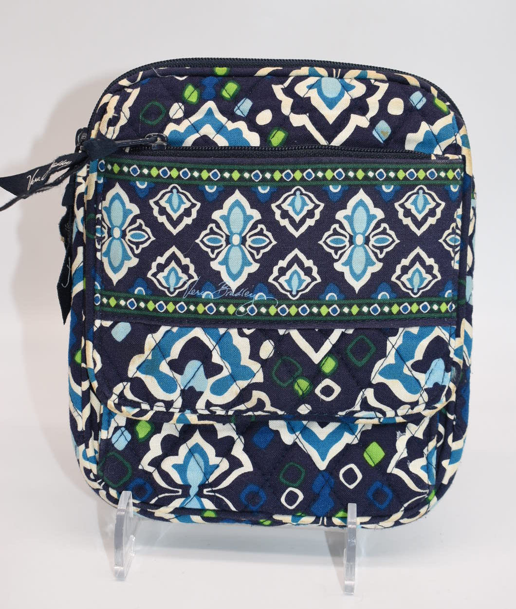 Vera Bradley Mini Hipster Crossbody Bag in "Ink Blue" Pattern