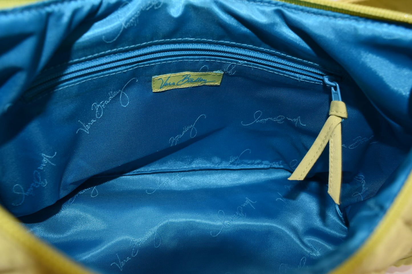 Vera Bradley Microfiber Shoulder Bag in "Key Lime"