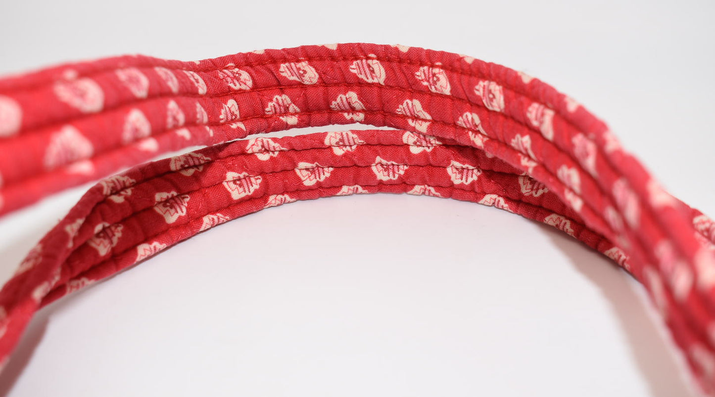 Vera Bradley Large Betsy Shoulder Tote Bag in "Nantucket Red" Pattern