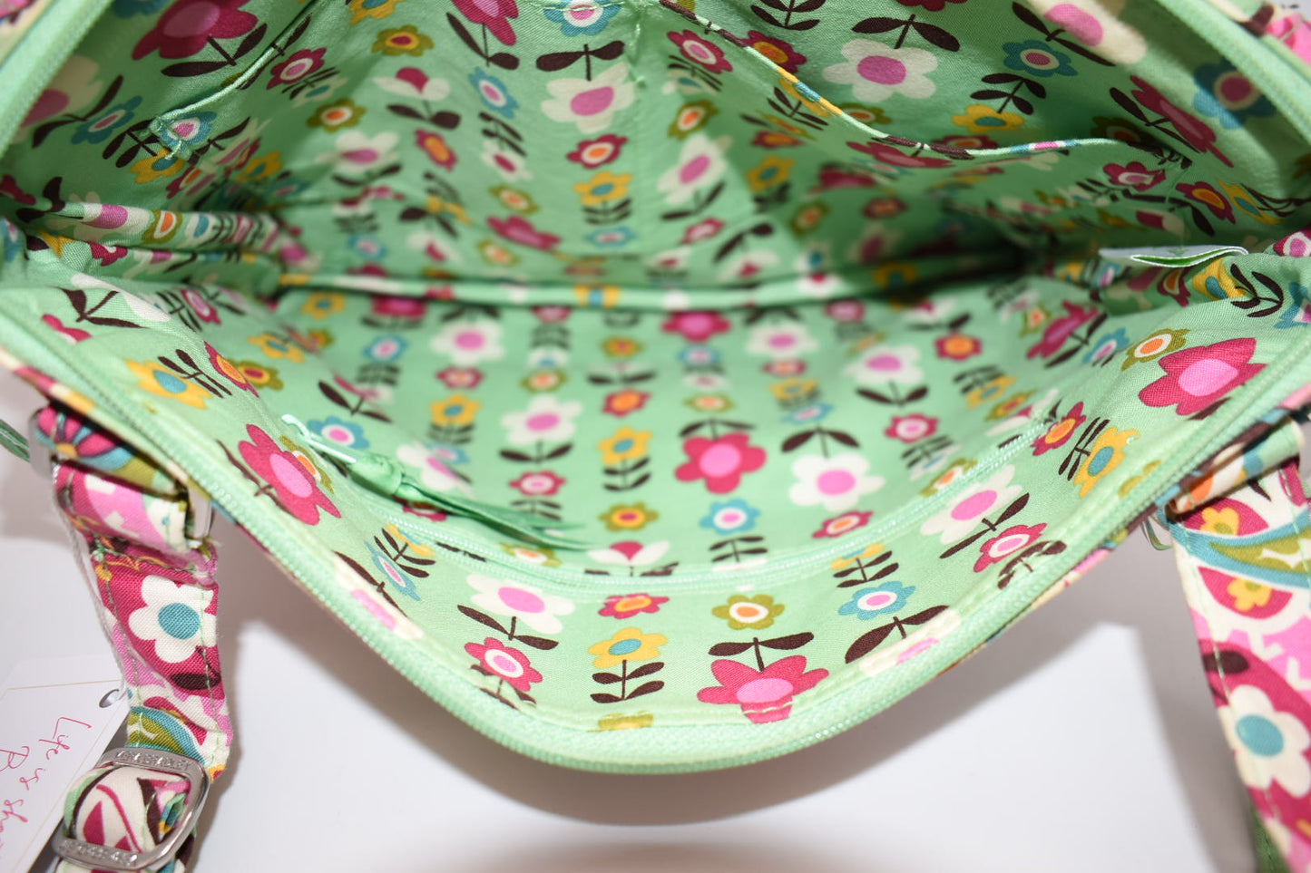 Vera Bradley Slim Crossbody Bag in "Tutti Frutti" Pattern