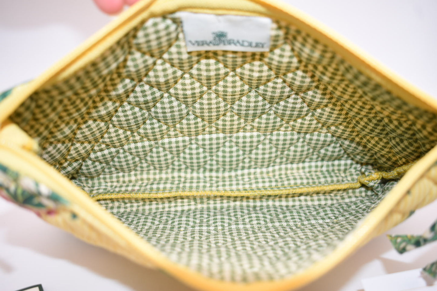 Vera Bradley Petite Shoulder / Crossbody Bag in "New Hope-Yellow" Pattern