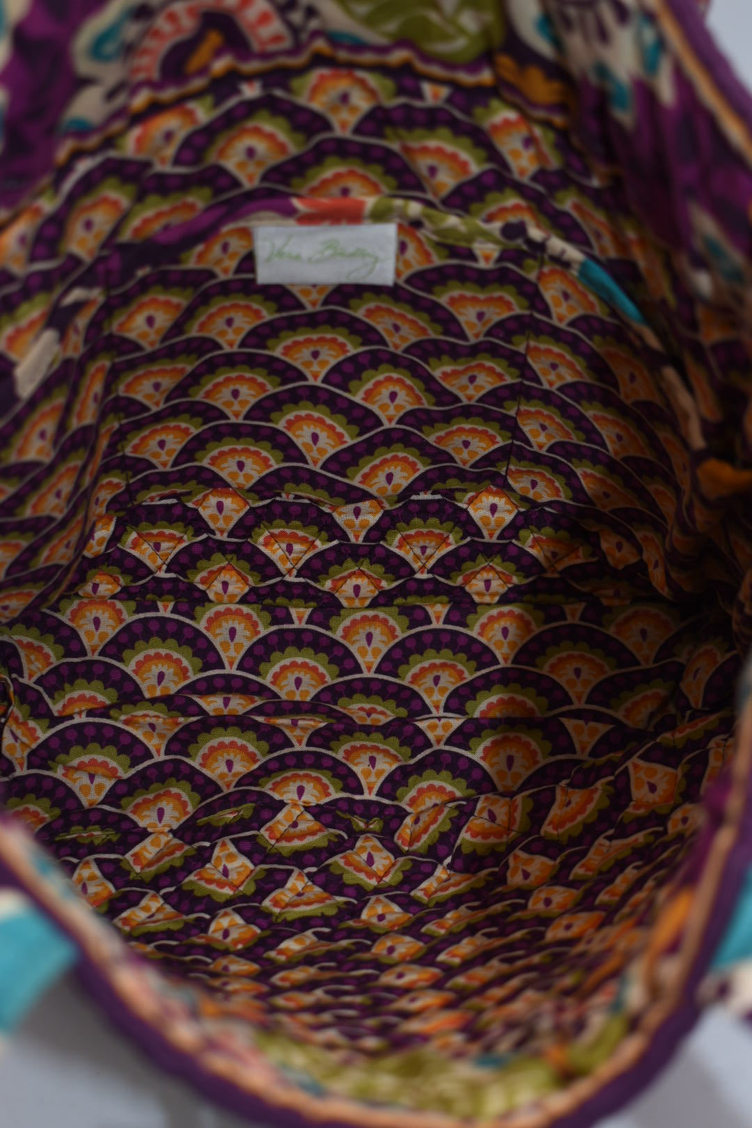 Vera Bradley Everyday Tote Bag in "Plum Crazy" Pattern