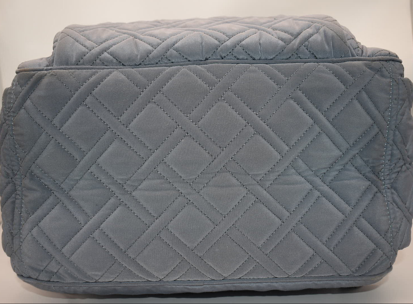 Vera Bradley Microfiber Campus Backpack in Gray