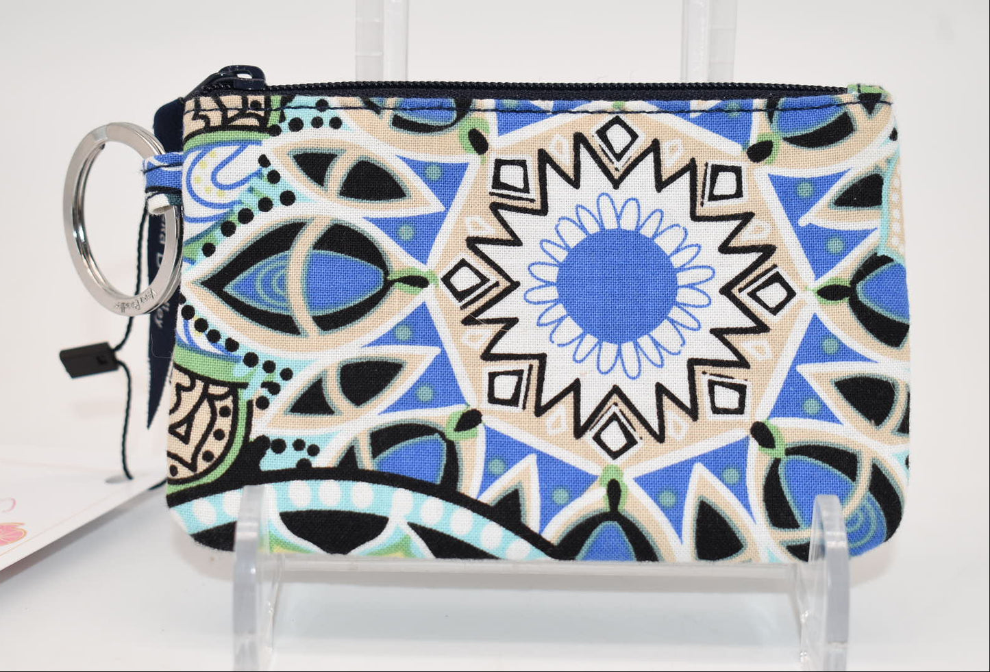 Vera Bradley Zip ID Case in "Sketched Medallion" Pattern