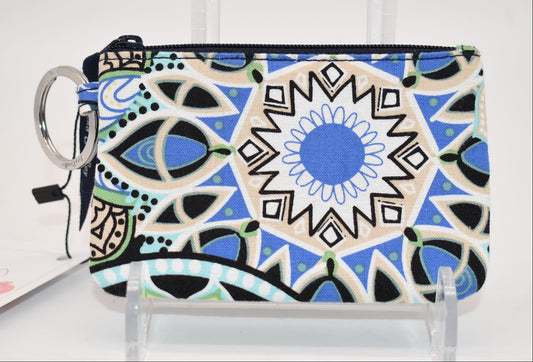 Vera Bradley Zip ID Case in "Sketched Medallion" Pattern