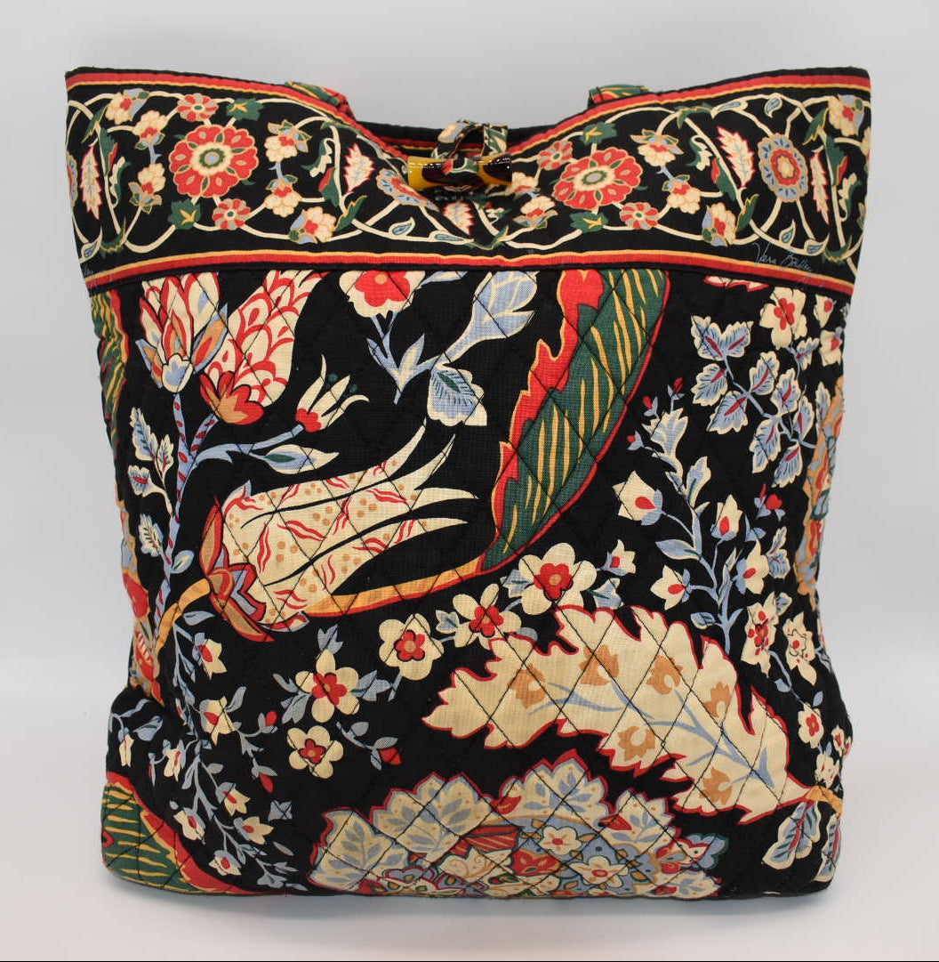 Vera Bradley Quilted Cotton Everyday Tote Bag in "Versailles" Pattern