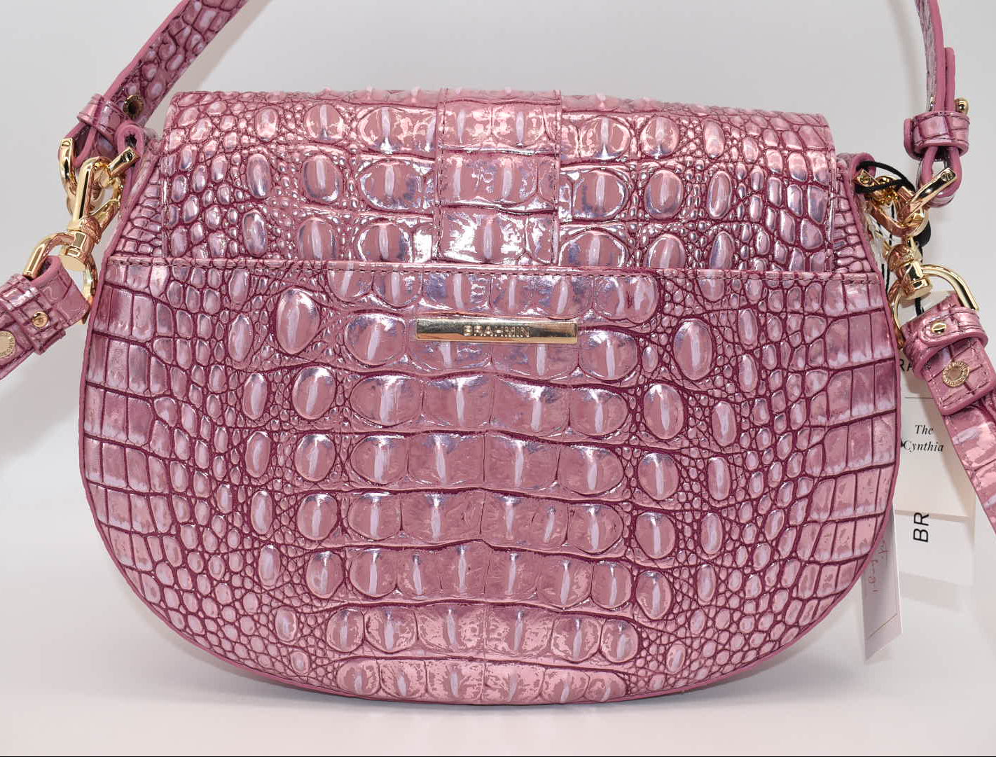 Brahmin Cynthia Shoulder Bag in Mulberry Potion