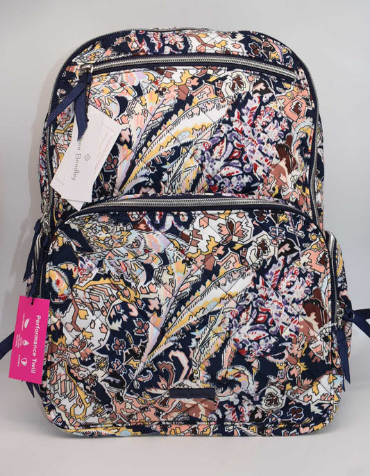 Vera Bradley Performance Twill Commuter Backpack in "Tangier Paisley" Pattern