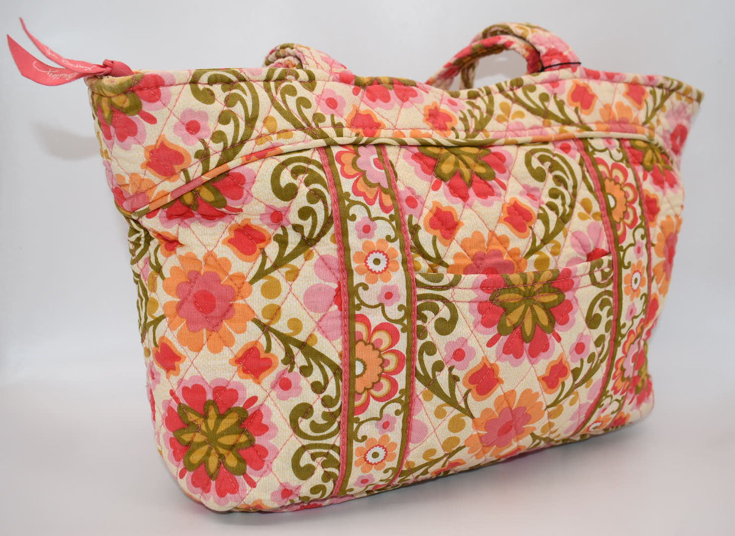 Vera Bradley Large Mandy Tote Bag in "Folkloric" Pattern
