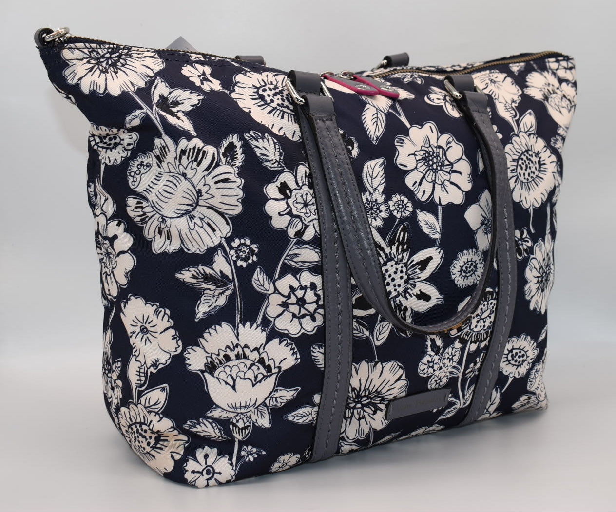 Vera Bradley Midtown Small Tote in "Midnight Floral" Pattern