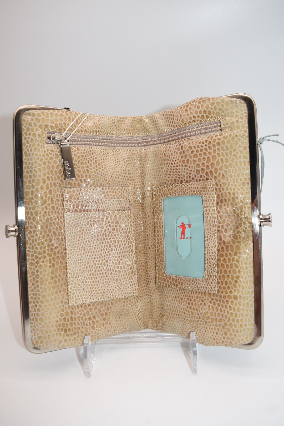 HOBO Lauren Clutch Wallet in Honey Snake