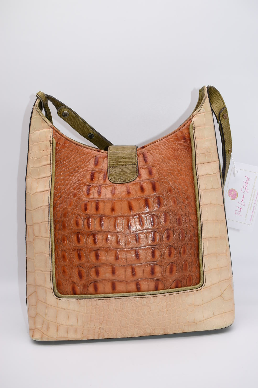 Brahmin Kendal Tricolor Leather Shoulder Bag