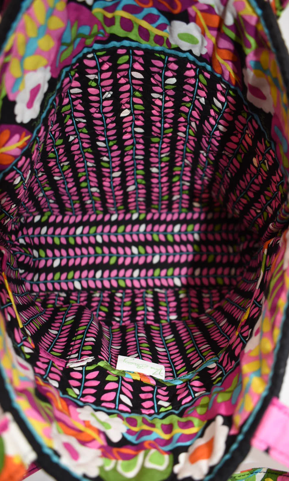 Vera Bradley Quilted Cotton Everyday Tote Bag in "Va Va Bloom" Pattern