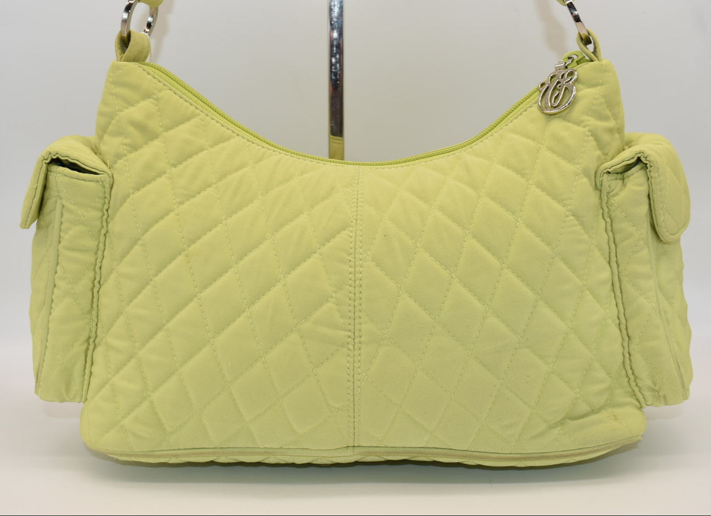 Vera Bradley Microfiber Shoulder Bag in "Key Lime"