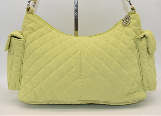 Vera Bradley Microfiber Shoulder Bag in "Key Lime"