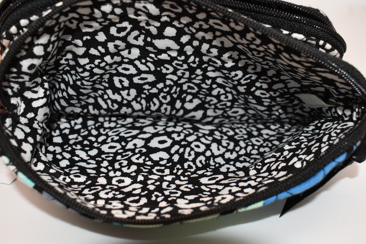 Vera Bradley Double Zip Cosmetic Bag in "Camofloral" Pattern