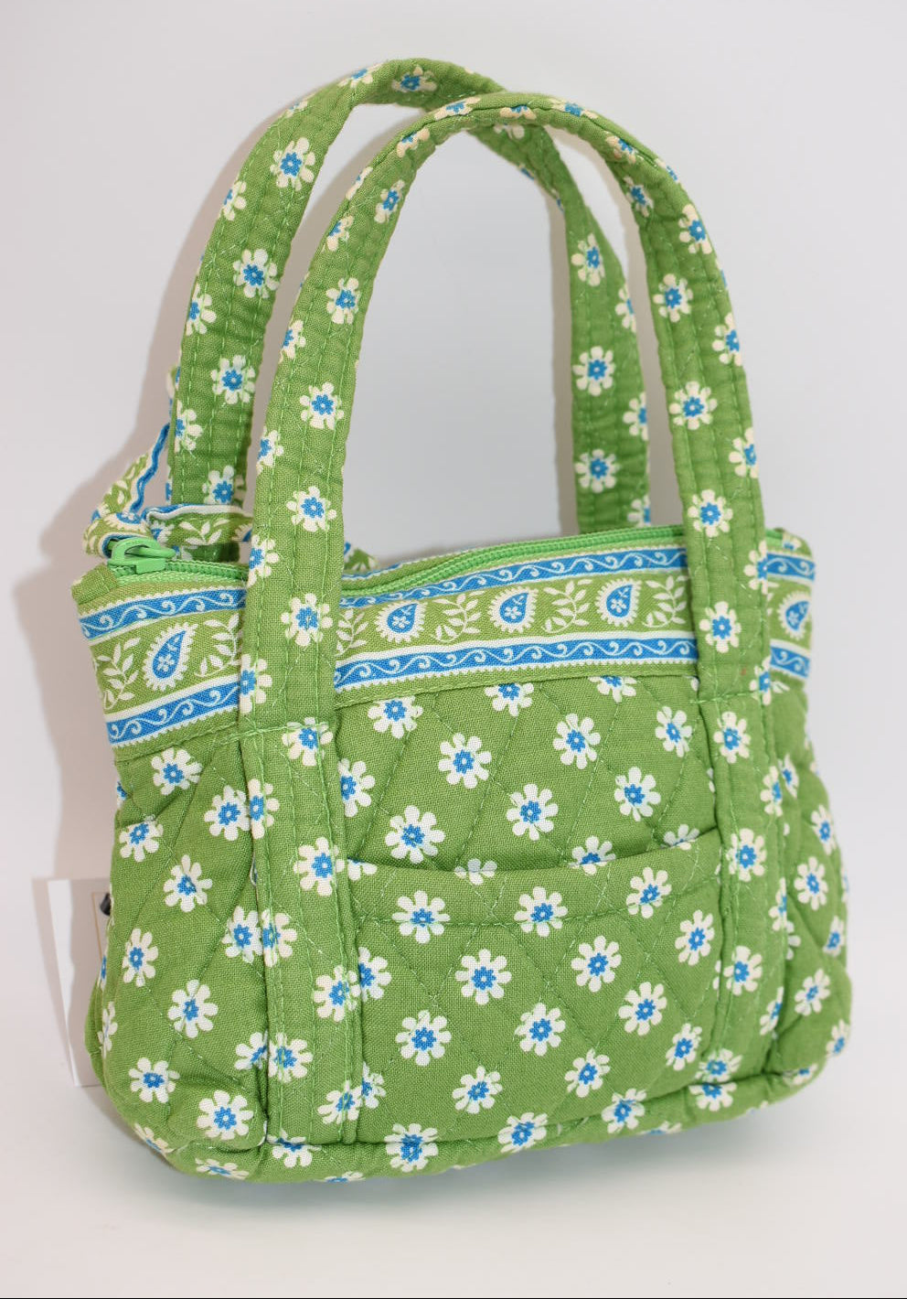 Vera Bradley Little Bitty Betsy Bag in "Apple Green" Pattern