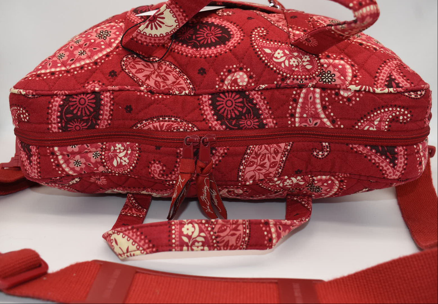 Vera Bradley Laptop/Commuter Bag in "Mesa Red" Pattern
