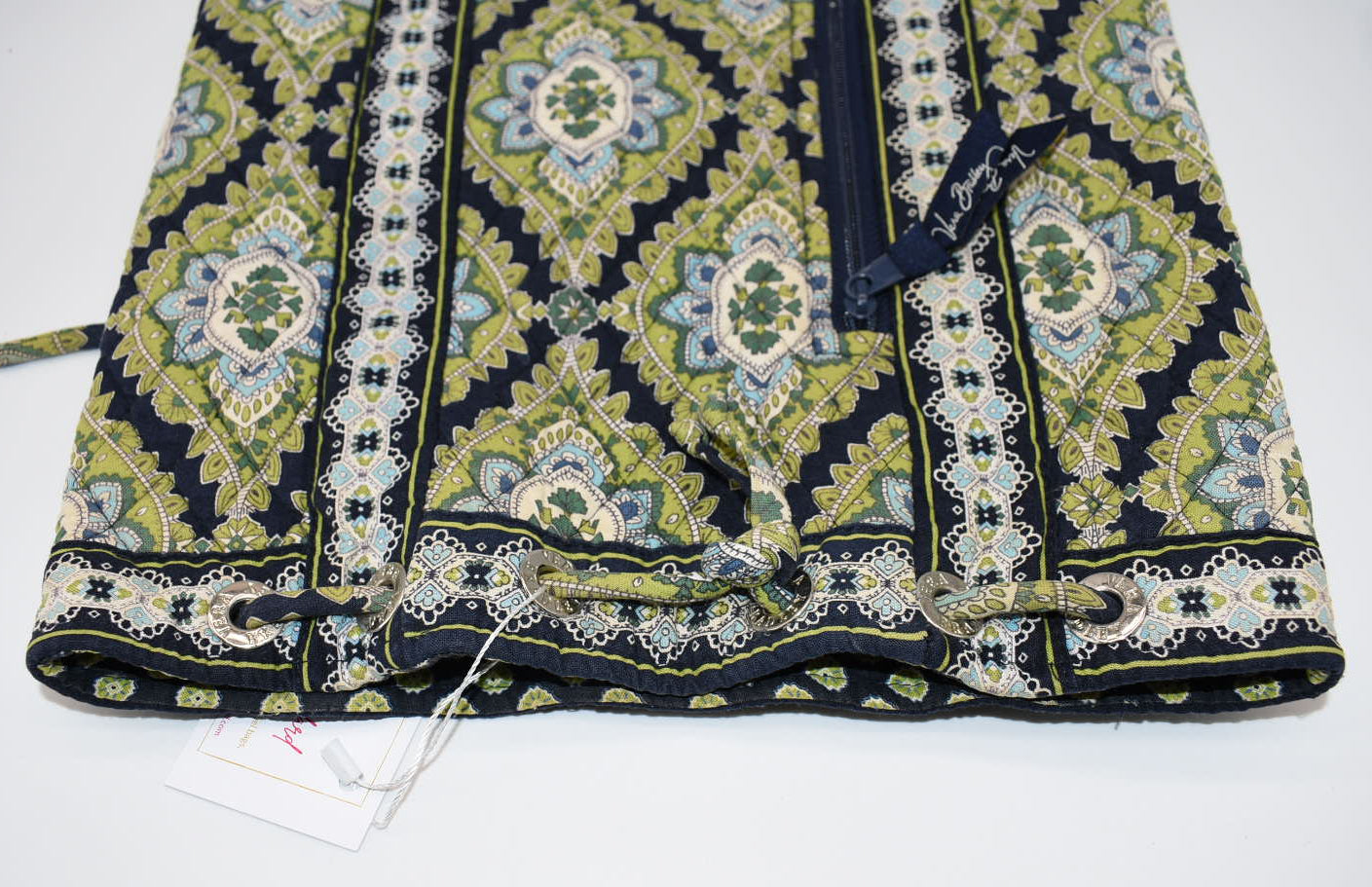 Vera Bradley Drawstring Backsack in "Cambridge" Pattern