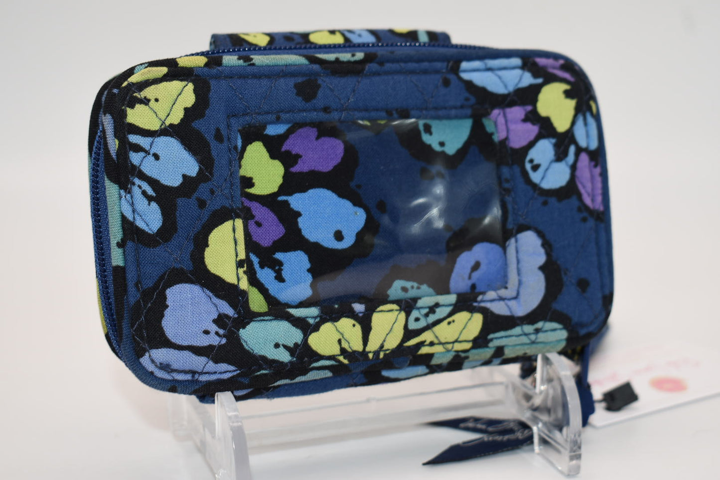 Vera Bradley Smartphone Wallet Wristlet in "Indigo Pop" Pattern