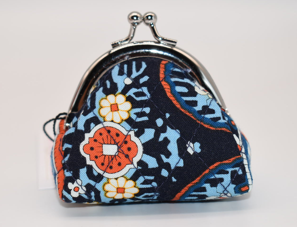 Vera Bradley Mini Kisslock Coin Purse in "Marrakesh" Pattern