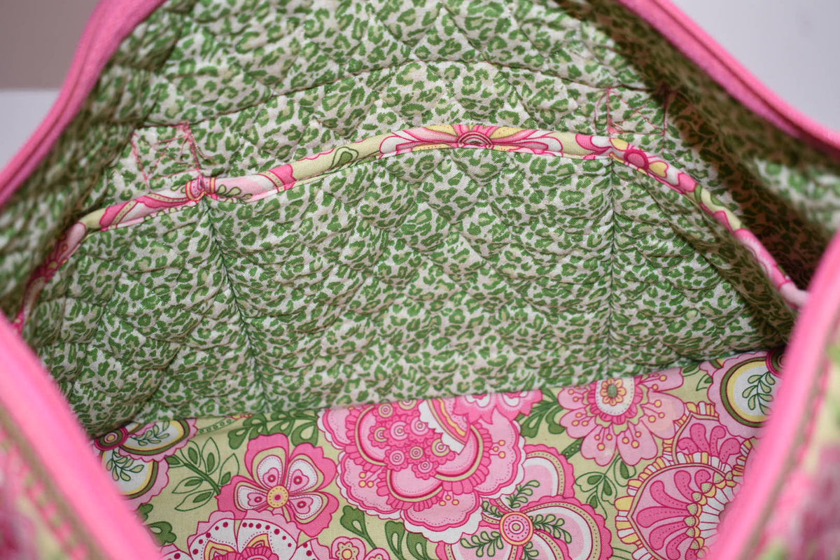 Vera Bradley Large Betsy Shoulder Tote Bag in "Petal Pink" Pattern