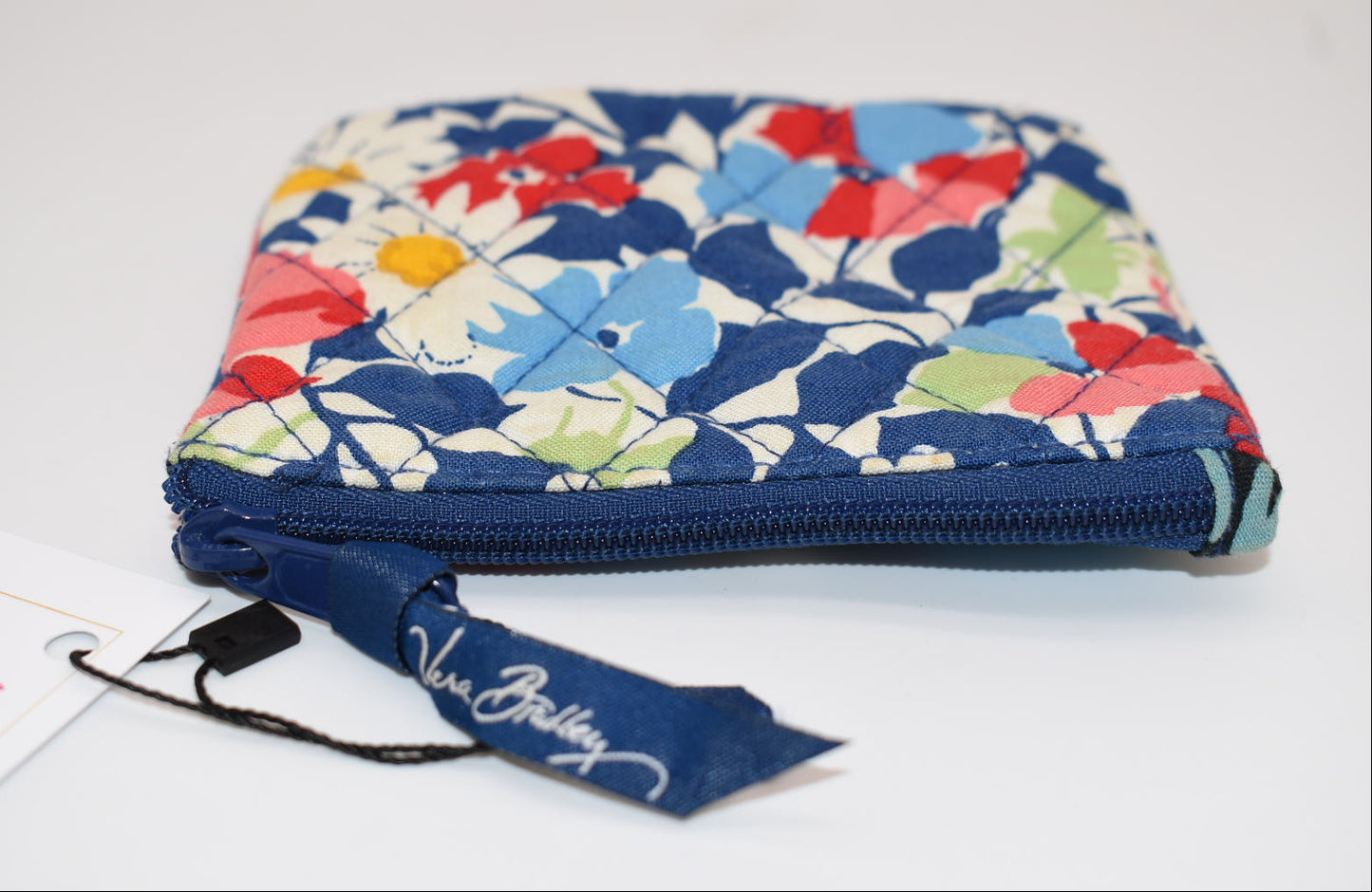 Vera Bradley Zip Coin Pouch in "Summer Cottage" Pattern