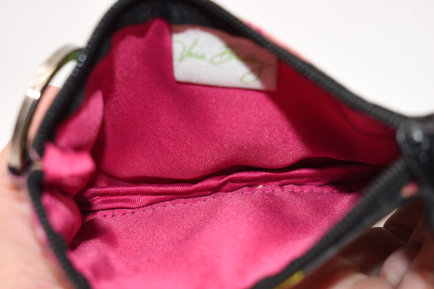 Vera Bradley Zip ID Case in "Ziggy Zinnia" Pattern
