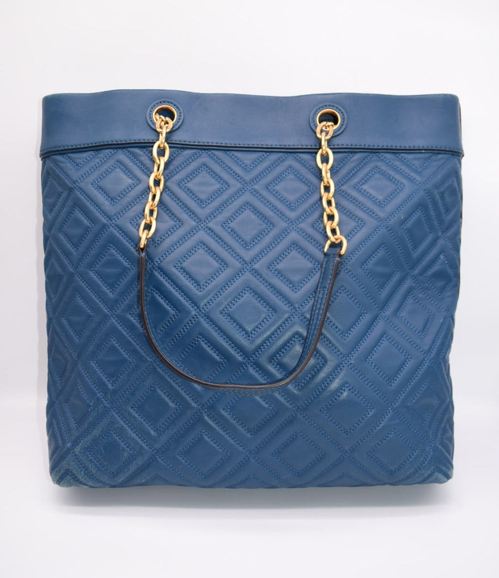 Tory Burch Fleming Quilted Large Tote Bag