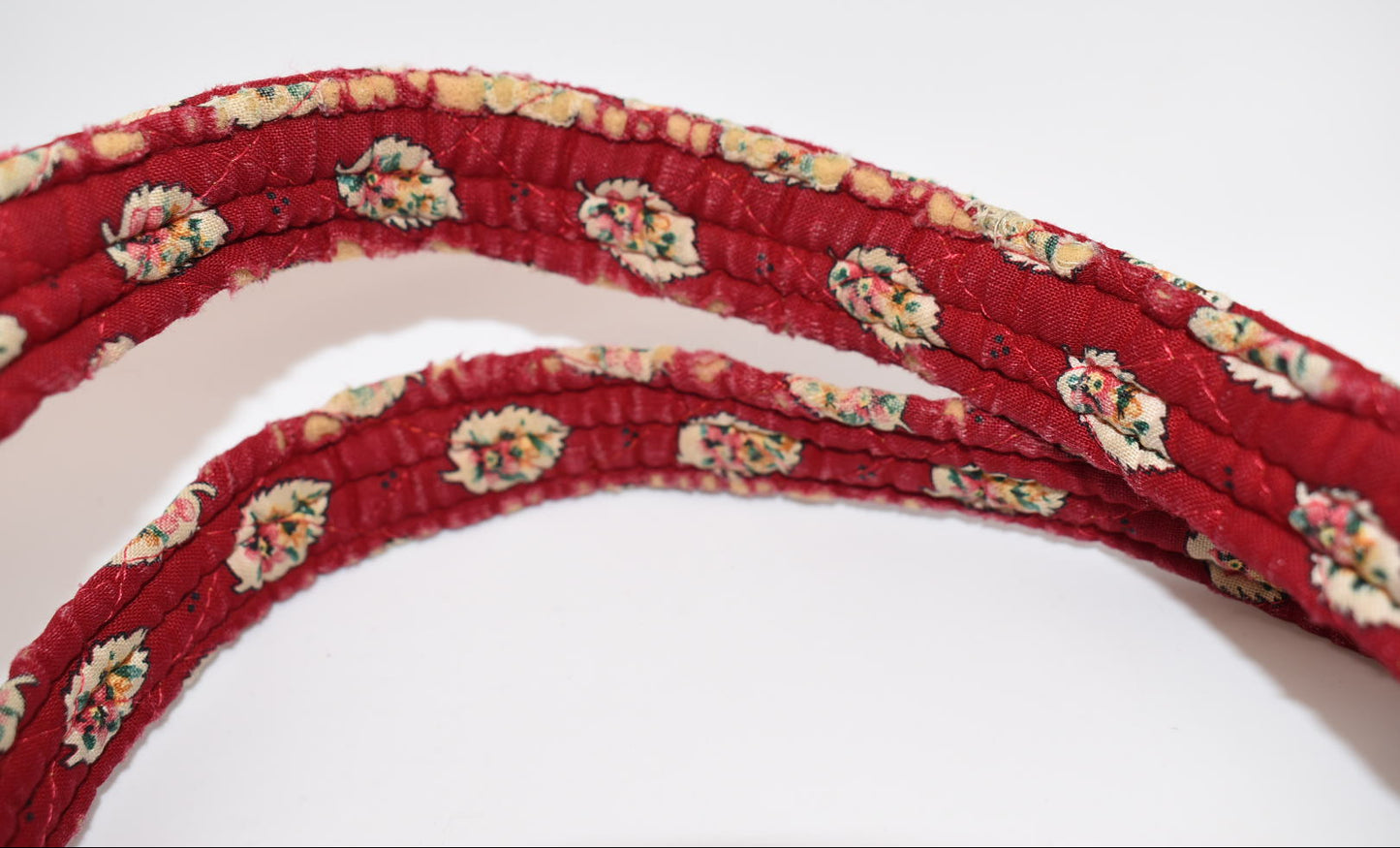 Vera Bradley Small Villager Tote Bag in "Red Leaf" Pattern