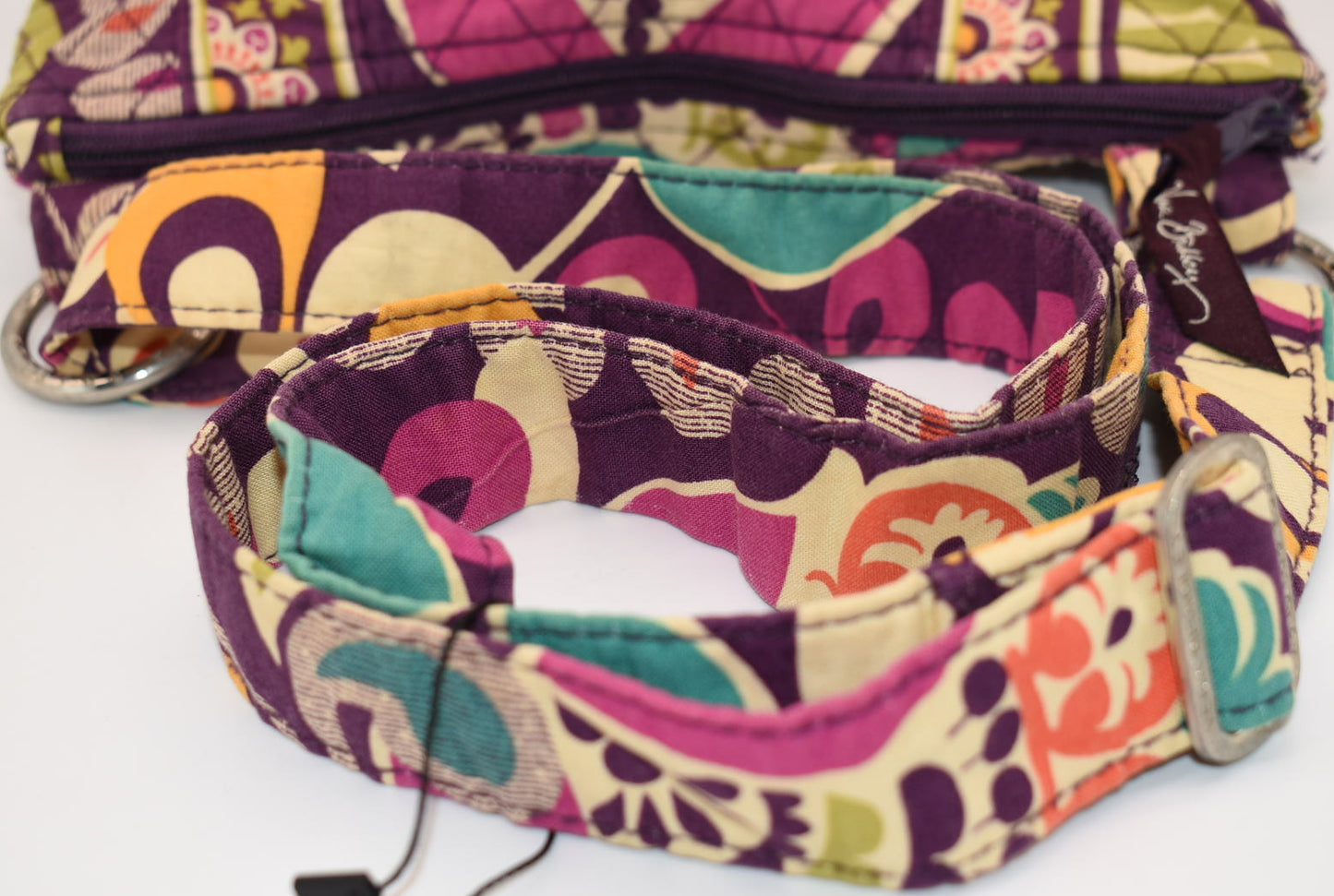 Vera Bradley Hipster Crossbody Bag in "Plum Crazy" Pattern