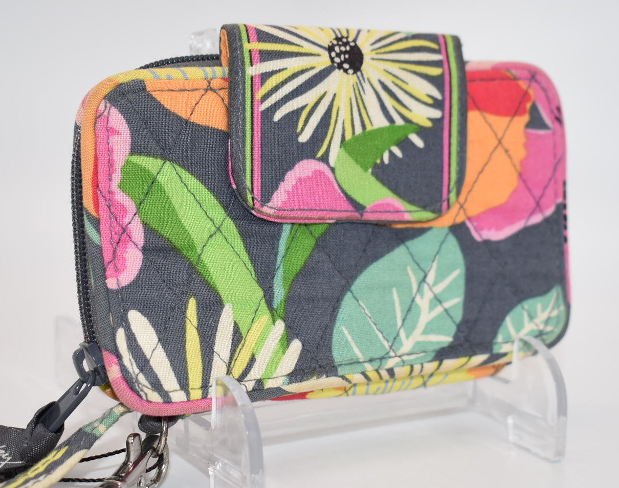 Vera Bradley Smartphone Wristlet in "Jazzy Blooms" Pattern