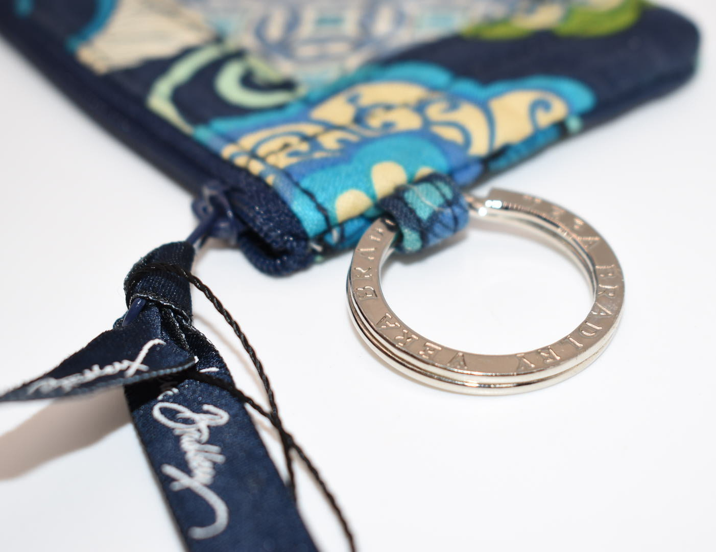 Vera Bradley Zip ID Case in "Mod Floral- Blue" Pattern