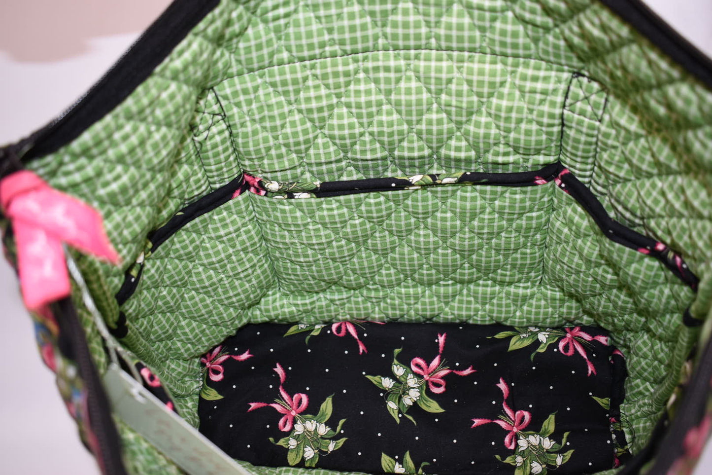 Vera Bradley Villager Tote Bag in "New Hope-1999" Pattern