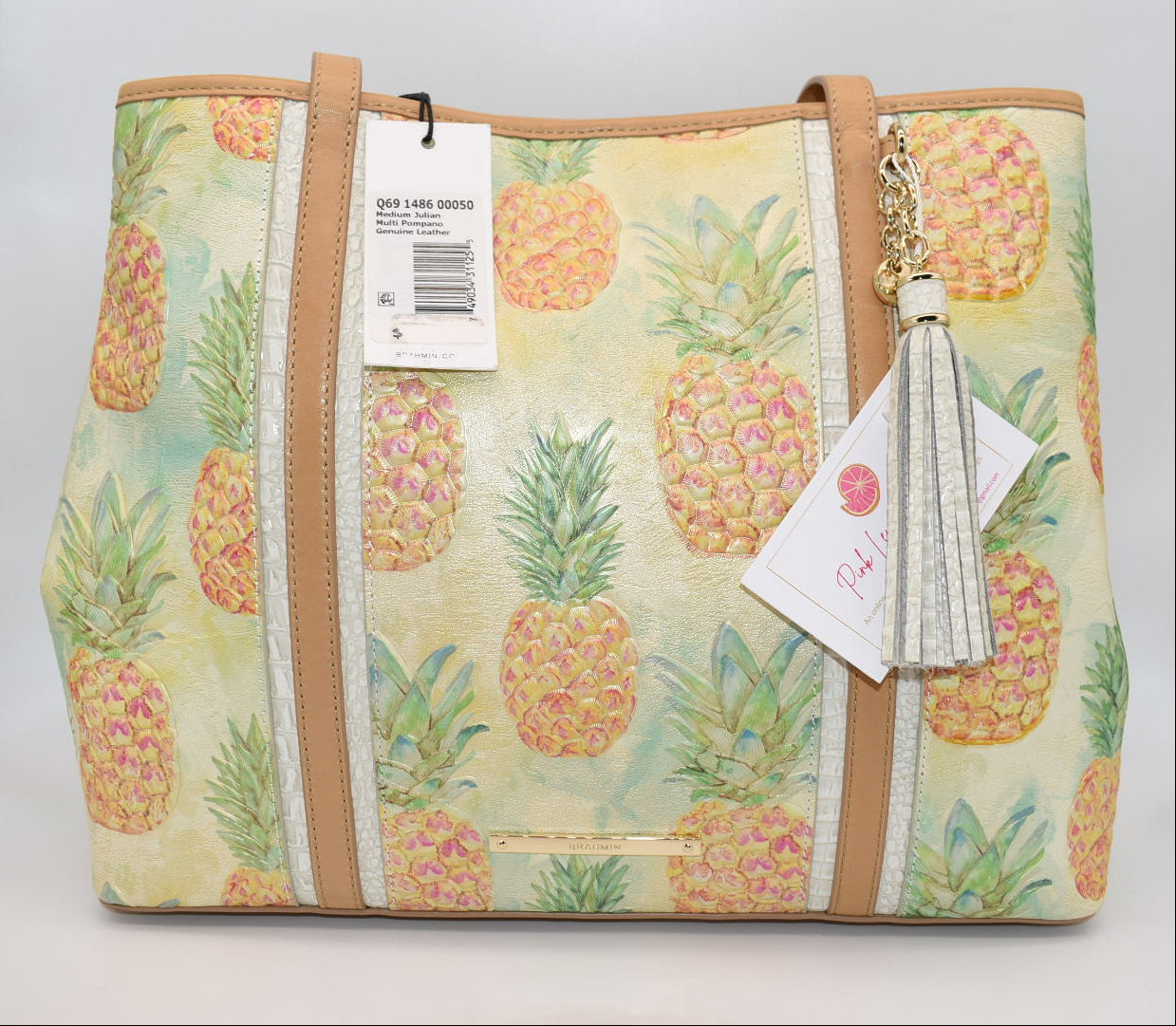 Brahmin Medium Julian Tote Bag in Multi Pompano