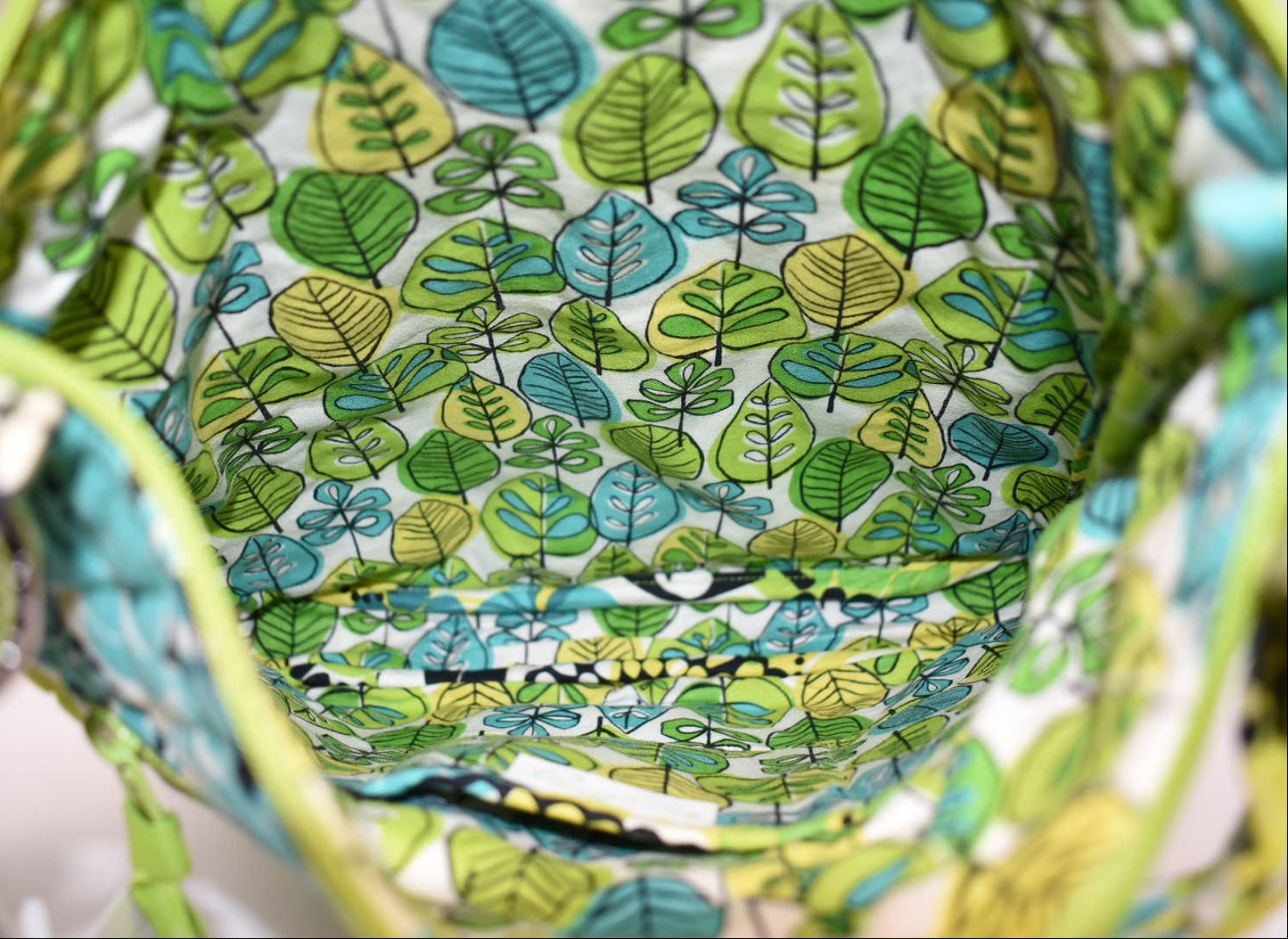 Vera Bradley Hipster Crossbody Bag in "Limes Up" Pattern