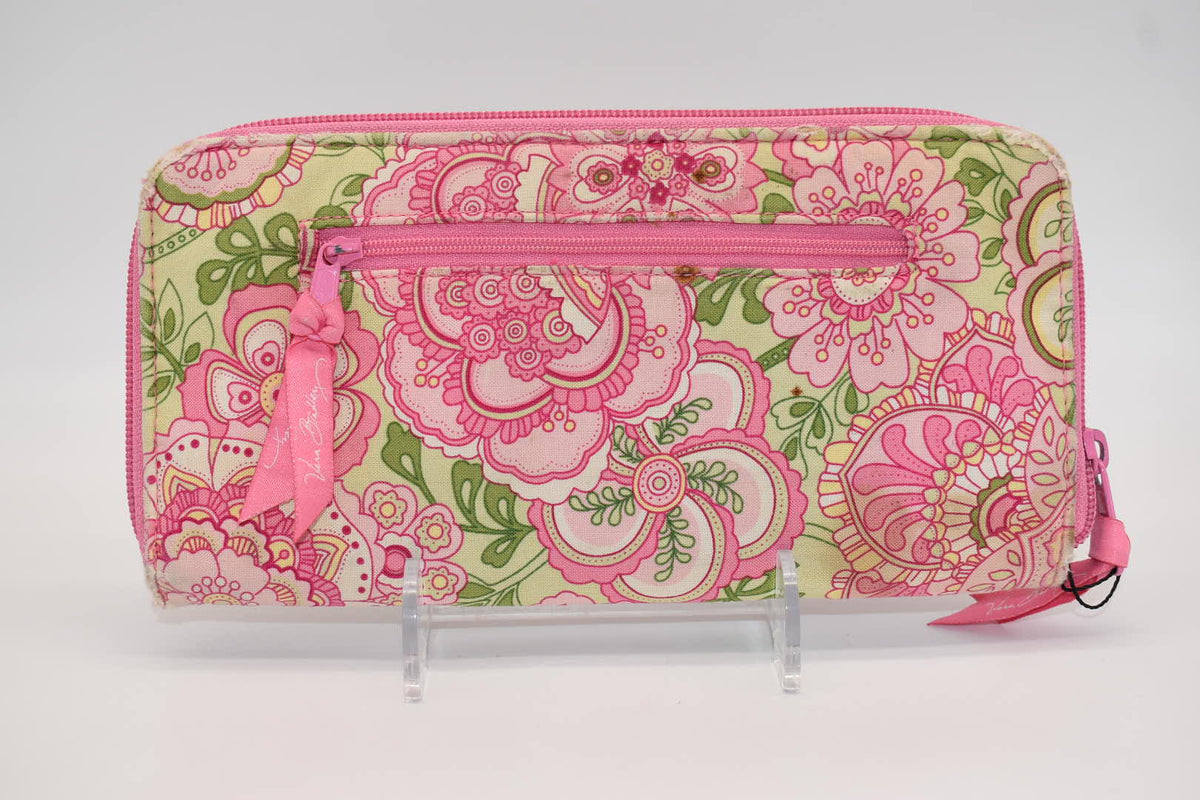 Vera Bradley Personal Organizer Travel Wallet in "Petal Pink" Pattern