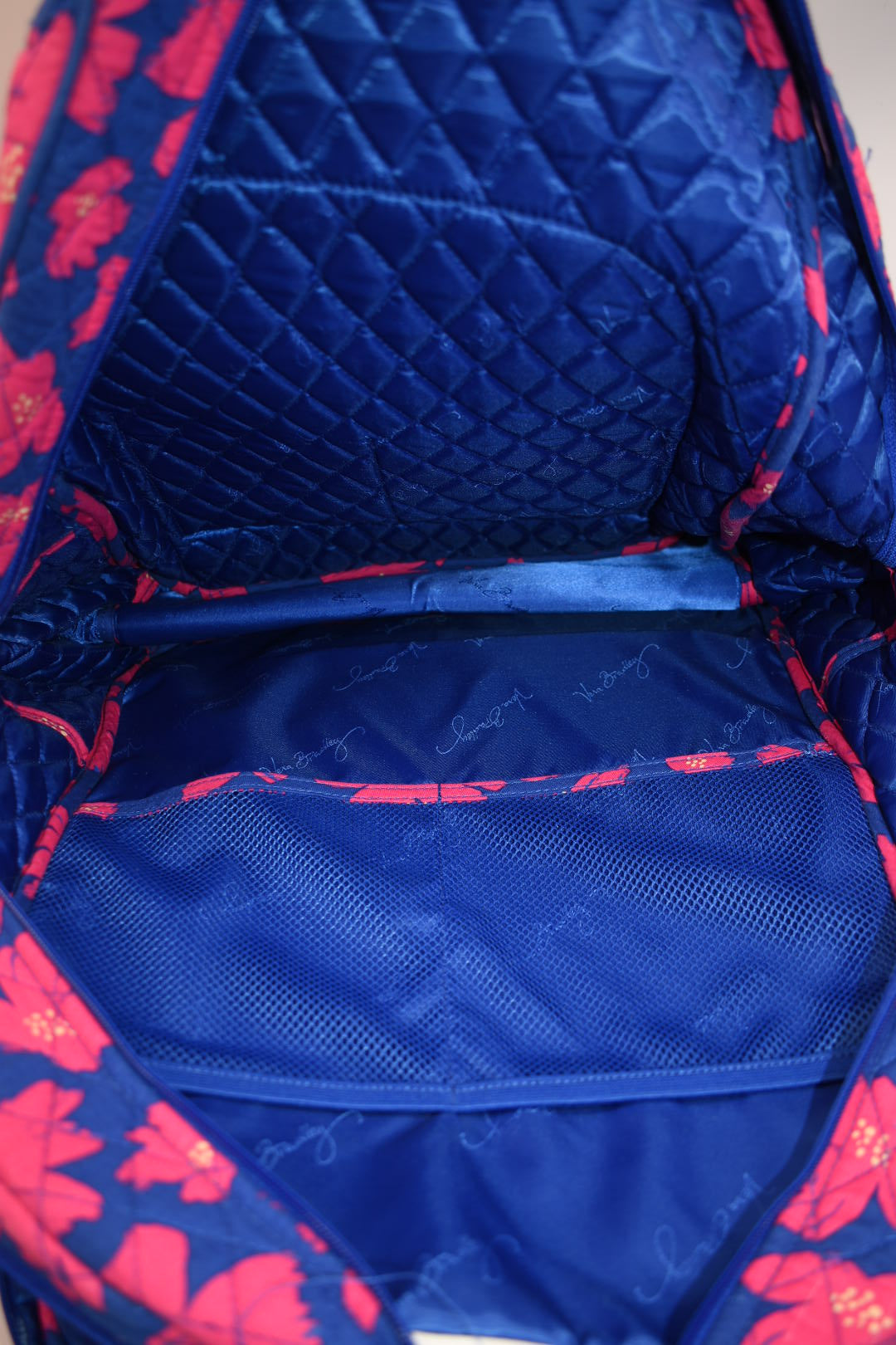 Vera Bradley Campus Backpack in "Art Poppies" Pattern