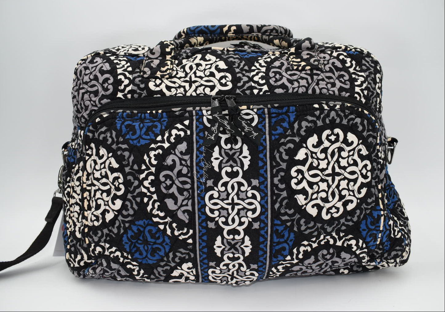 Vera Bradley Weekender Travel Bag in "Cobalt Canterberry" Pattern