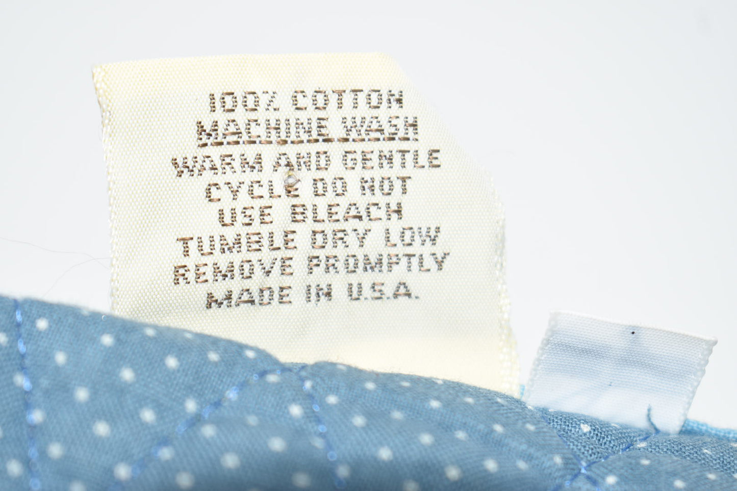 Vintage Vera Bradley Large Cropped Jacket in "Sky Blue Paisley -1987" Pattern