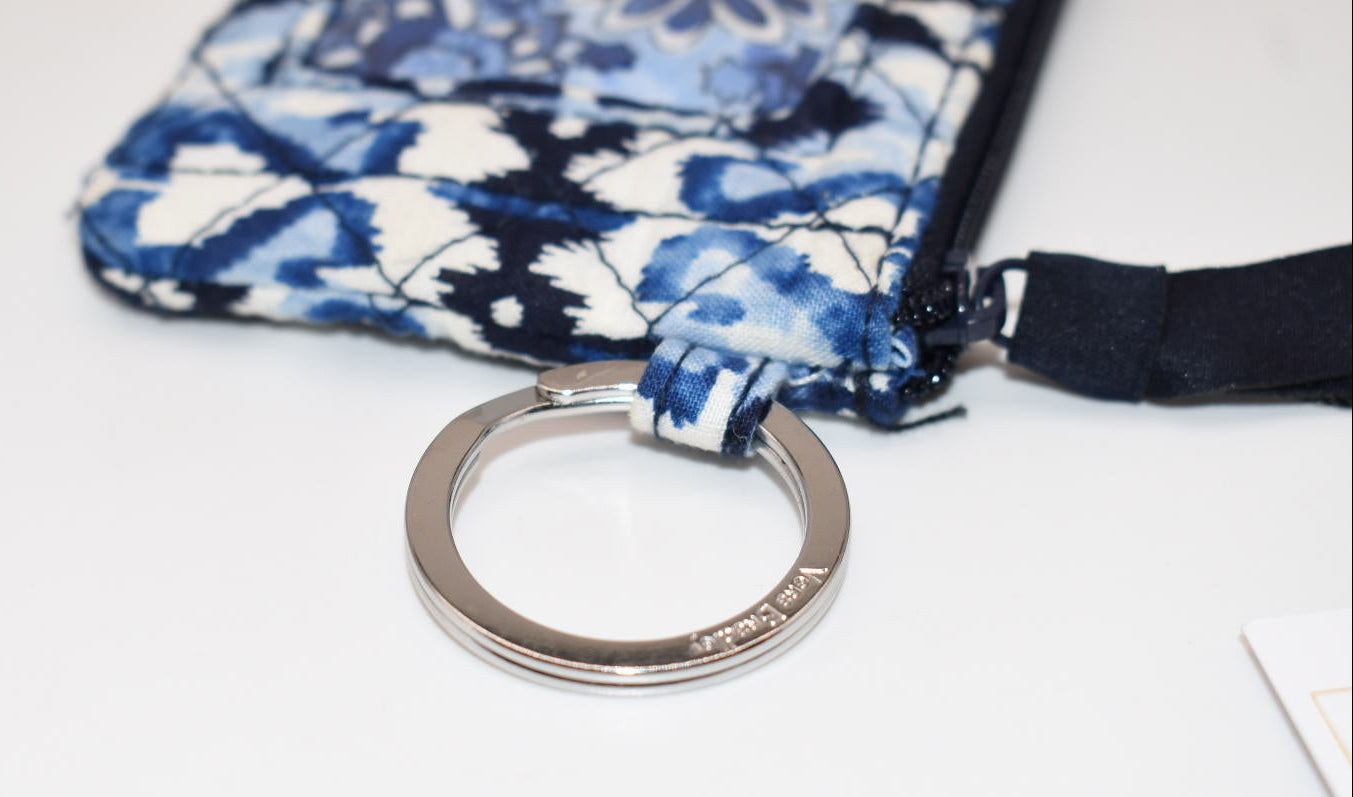 Vera Bradley Zip ID Case in "Ikat Island" Pattern