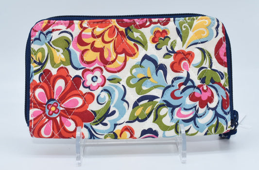 Vera Bradley Zip Around Wallet in "Hope Garden" Pattern