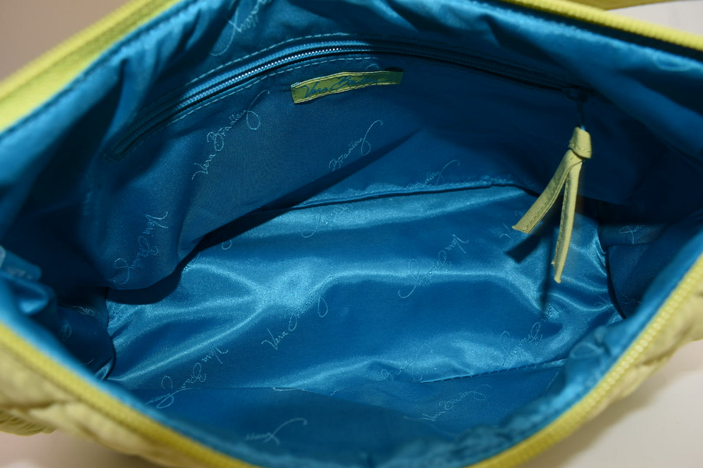 Vera Bradley Microfiber Shoulder Bag in "Key Lime"