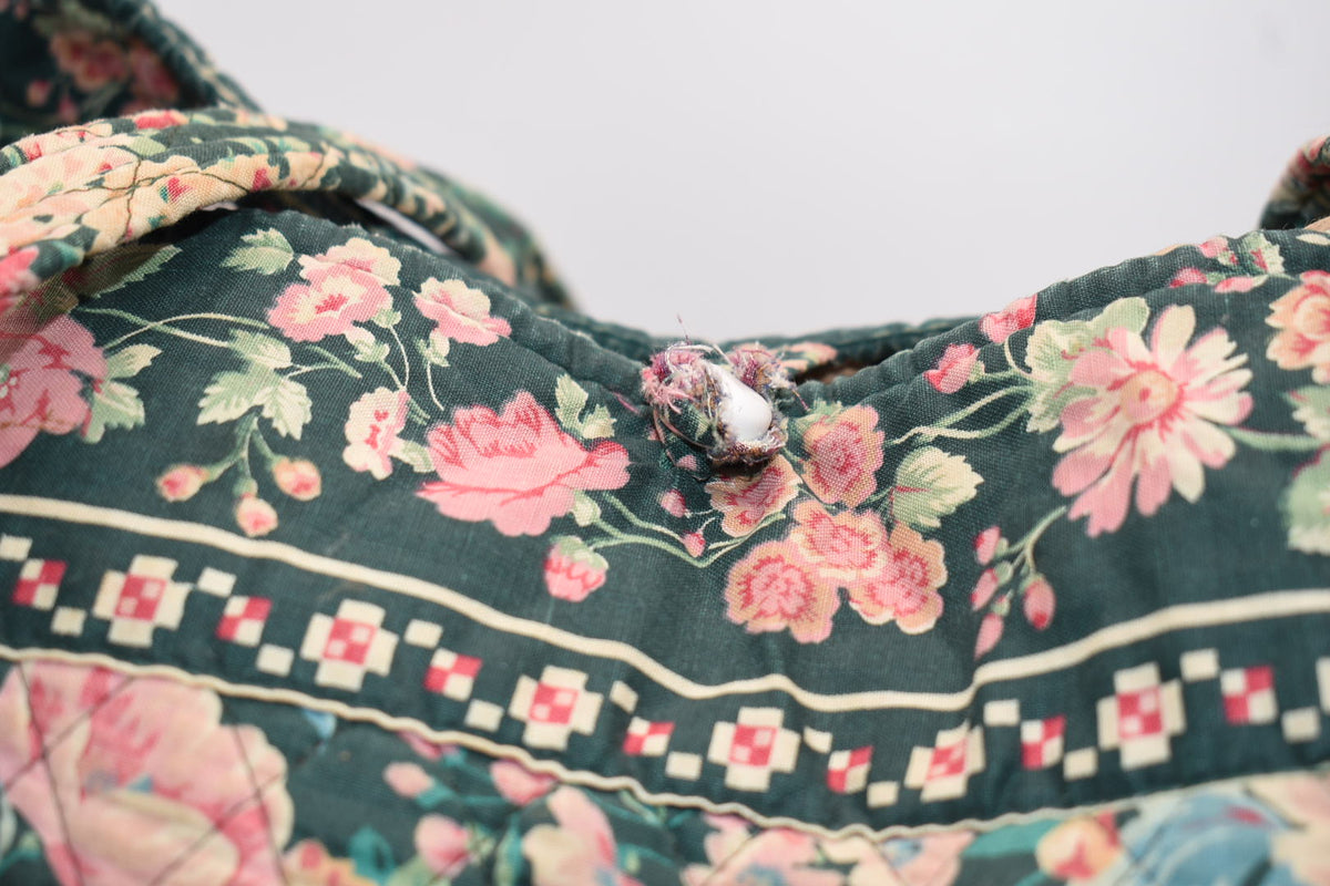 Vintage Vera Bradley Large Vera Tote Bag in "Springtime" Pattern