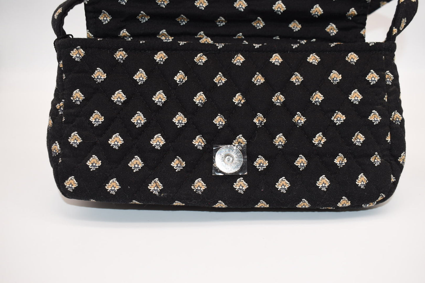 Vera Bradley Shoulder Bag in "Classic Black" Pattern