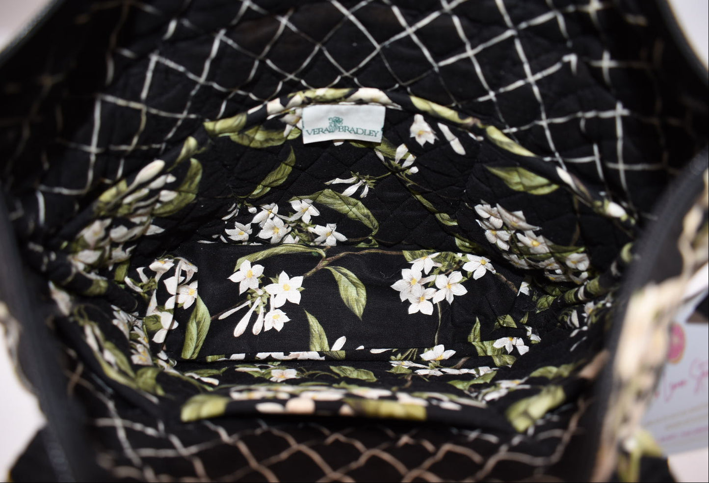 Vera Bradley Small Villager Tote Bag in "Jasmine" Pattern