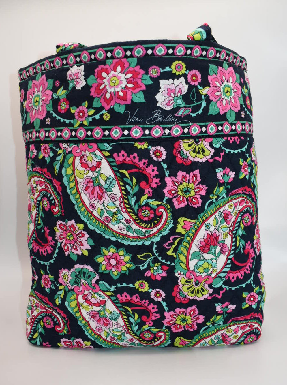 Vera Bradley Quilted Cotton Everyday Tote Bag in "Petal Paisley" Pattern