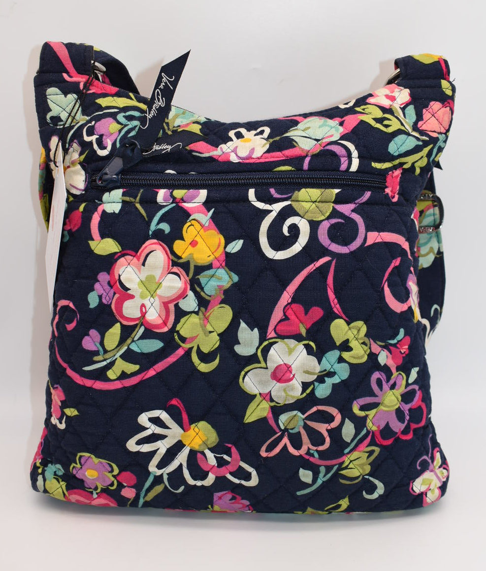 Vera Bradley Hipster Crossbody Bag in "Ribbons" Pattern